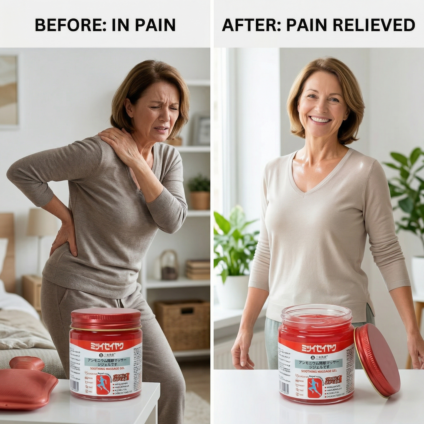 Advanced Herbal Body Comfort Gel for Joint Flexibility & Quick Muscle Relax (Pack of 2)